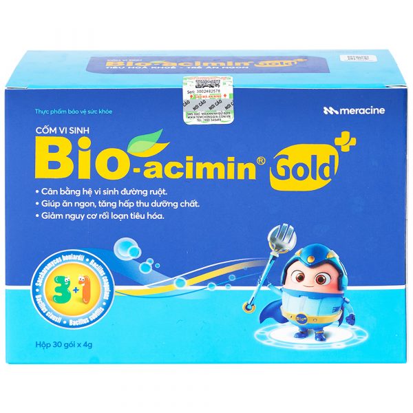 Men vi sinh Bio-acimin Gold (Hộp 30 gói)