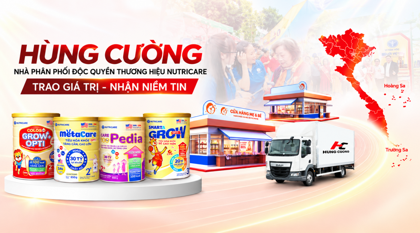 Hùng Cường Company - Nhà phân phối độc quyền của Nutricare