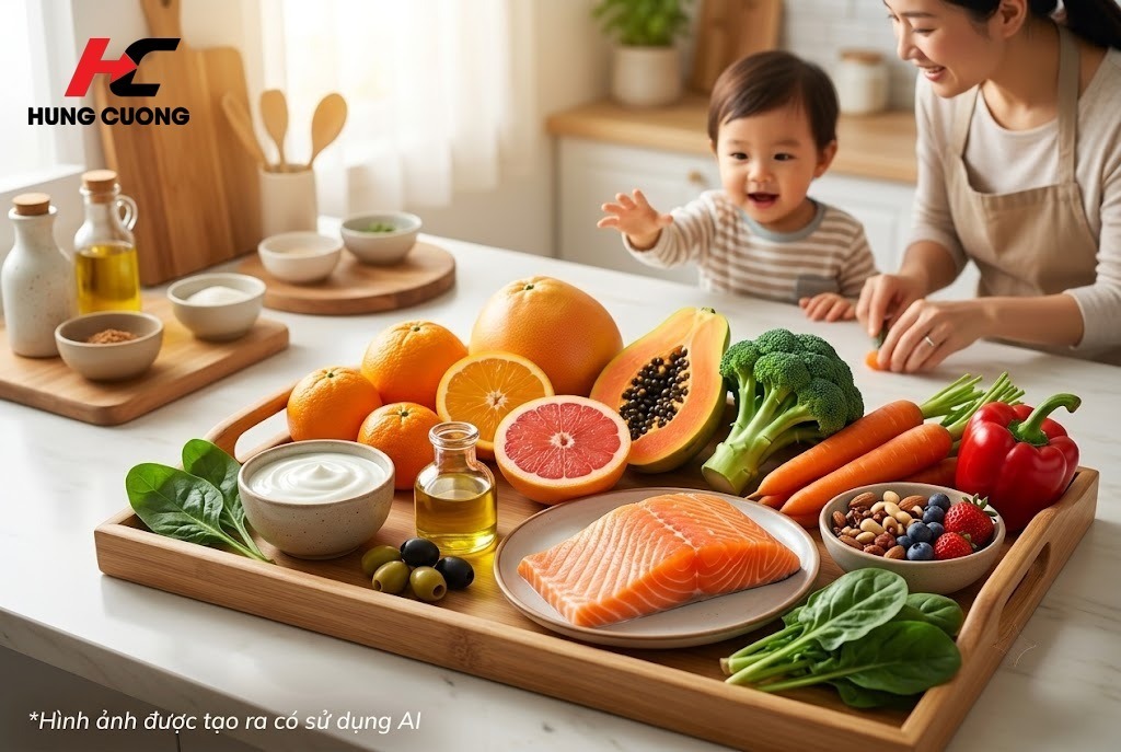 Bí quyết ngừa cảm cho bé lúc giao mùa: Tăng đề kháng từ bên trong